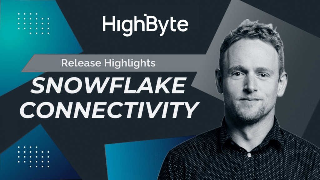 Snowflake verbinding met Highbyte in de nieuwe versie Highbyte 3.3